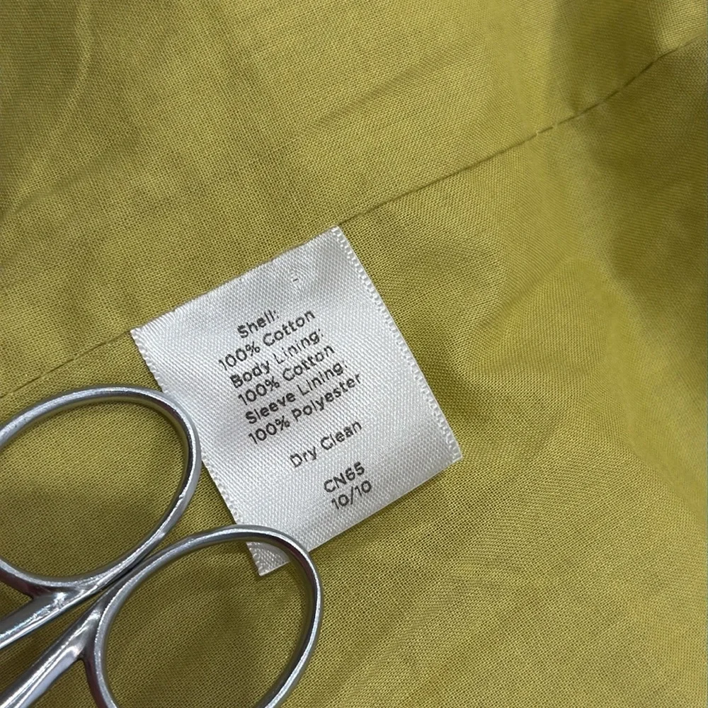 Talbots jacket chartreuse